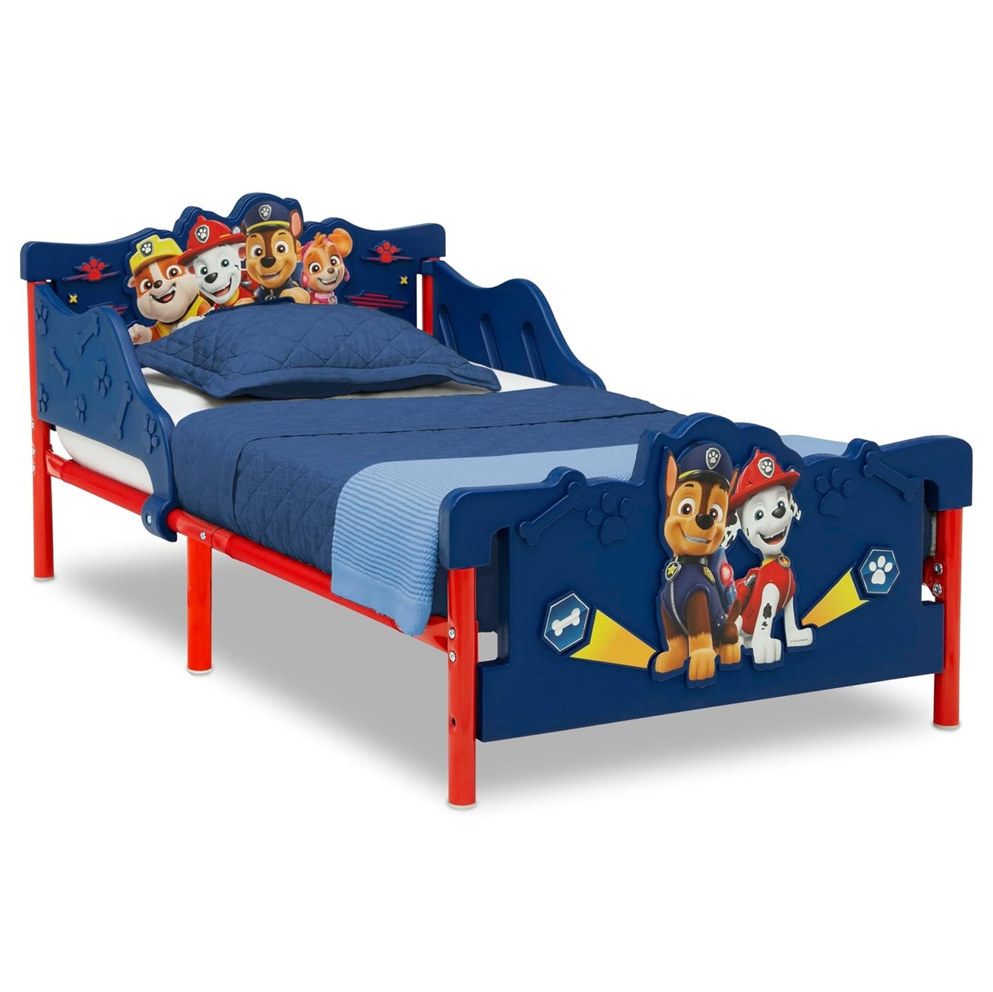 Delta Children PAW Patrol 3D Toddler Bed for Safe Sleep