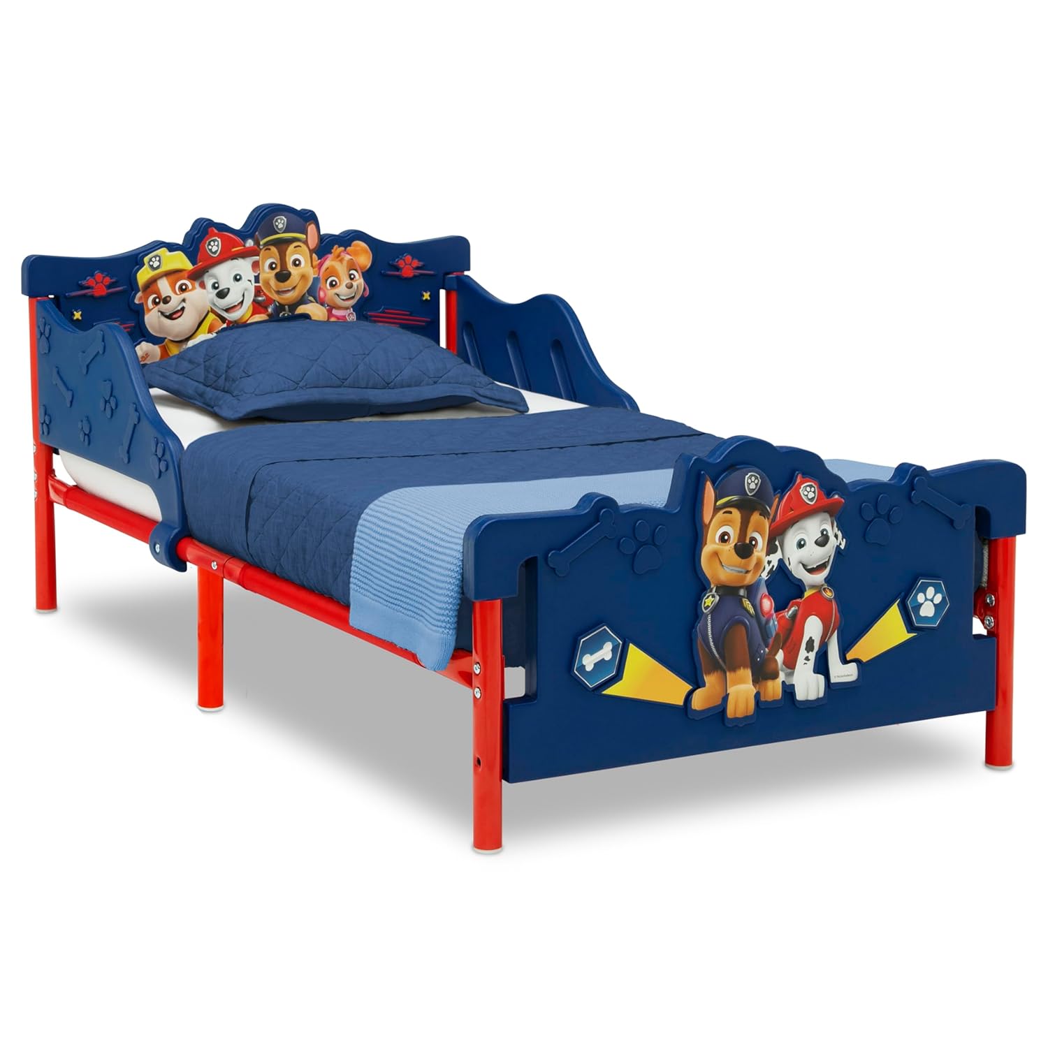 Delta Children PAW Patrol 3D Toddler Bed for Safe Sleep
