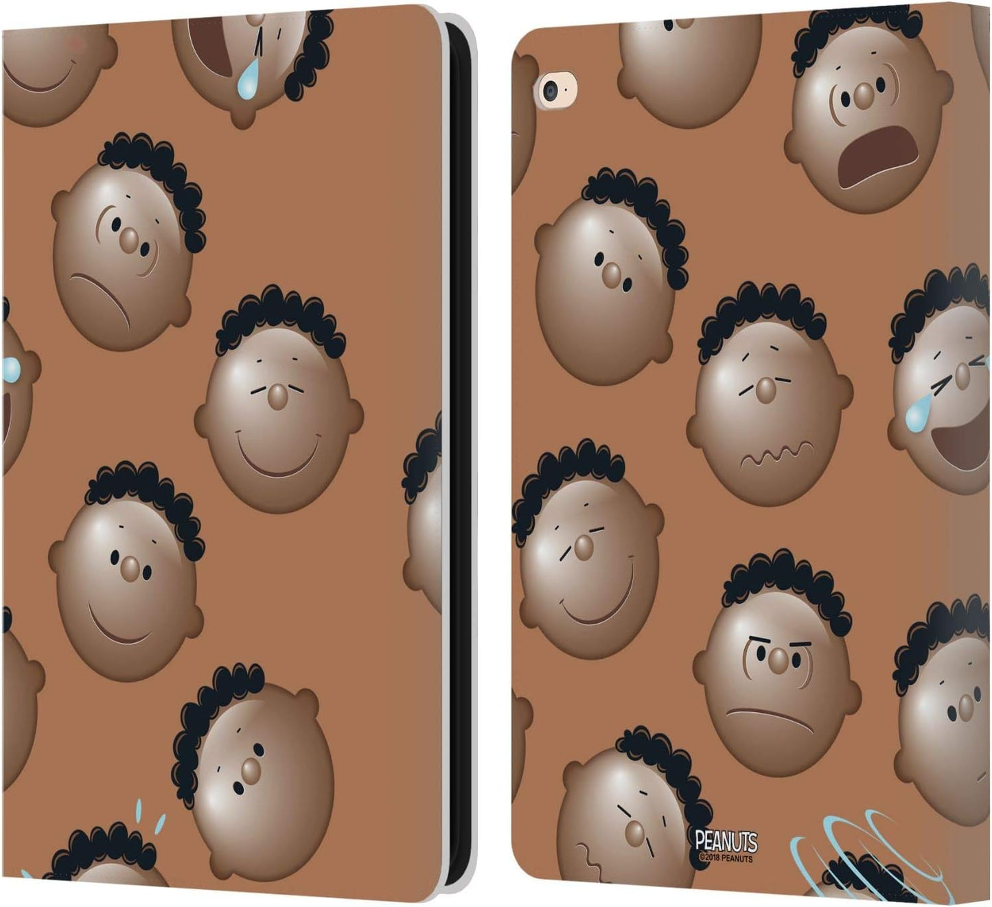 Peanuts Head Emotions Leather Wallet Case for iPad Air 2 (2014)