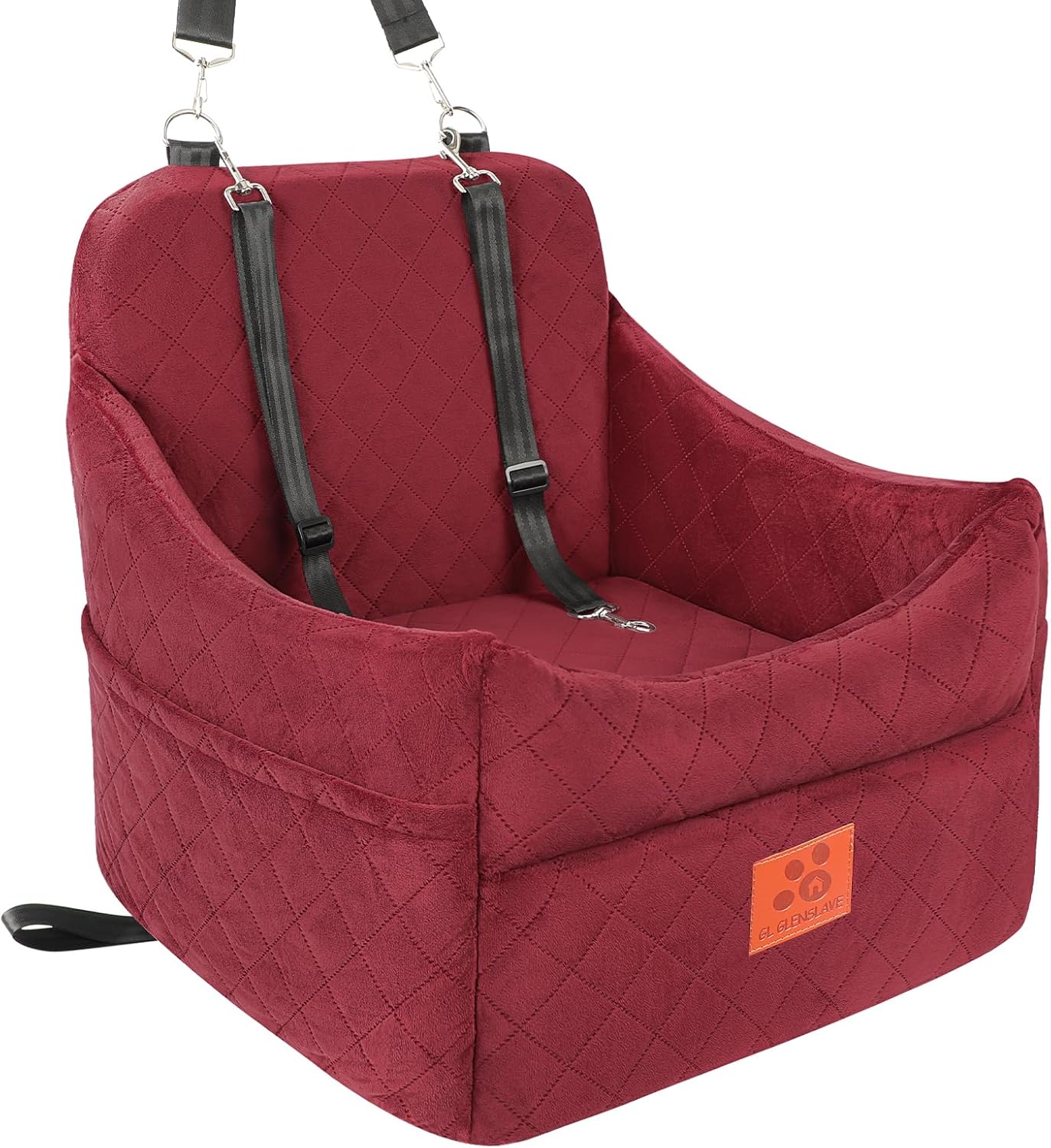 Dog Car Seat for Small/Medium Dogs with Thick Cushion Comfort