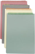 Yansanido Top Bound Spiral Notebook B5 - Durable 4-Pack