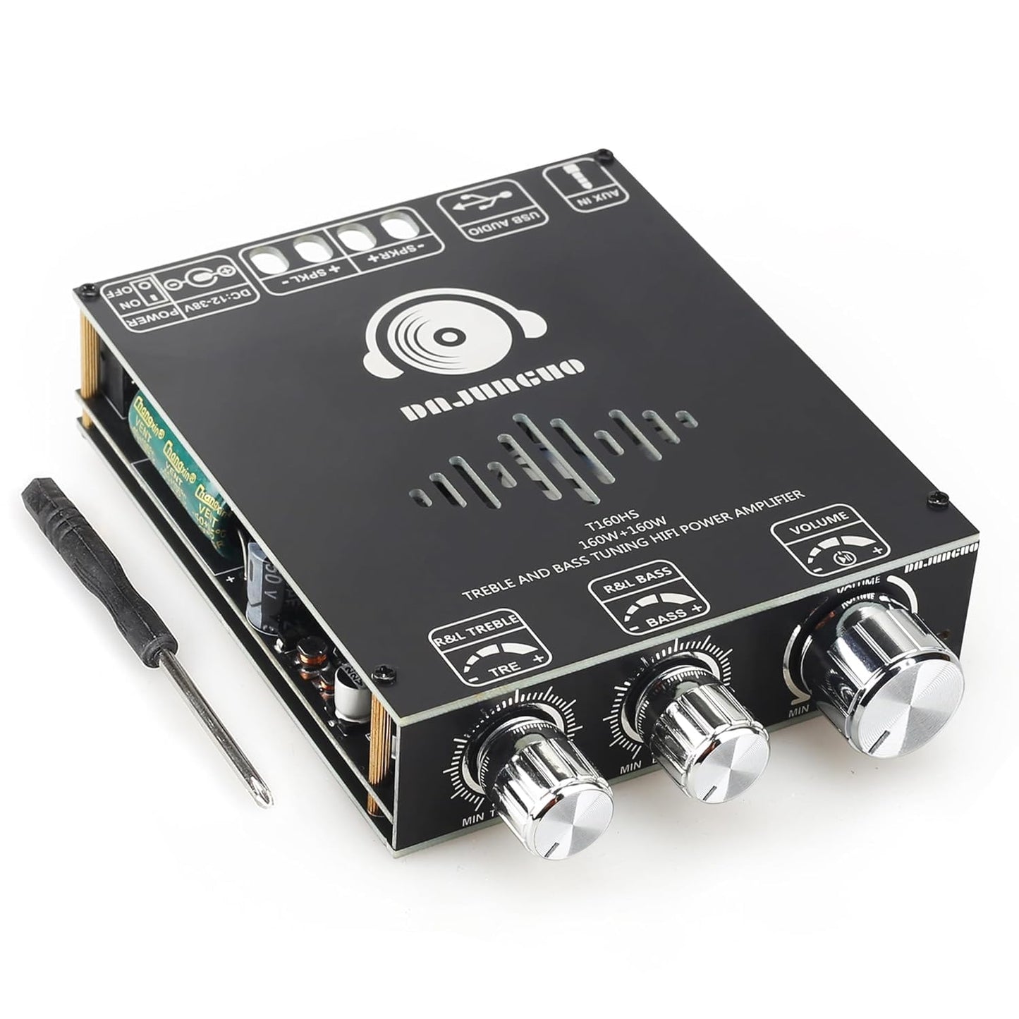 Powerful 2.0 Channel Bluetooth Amp Board - T160HS