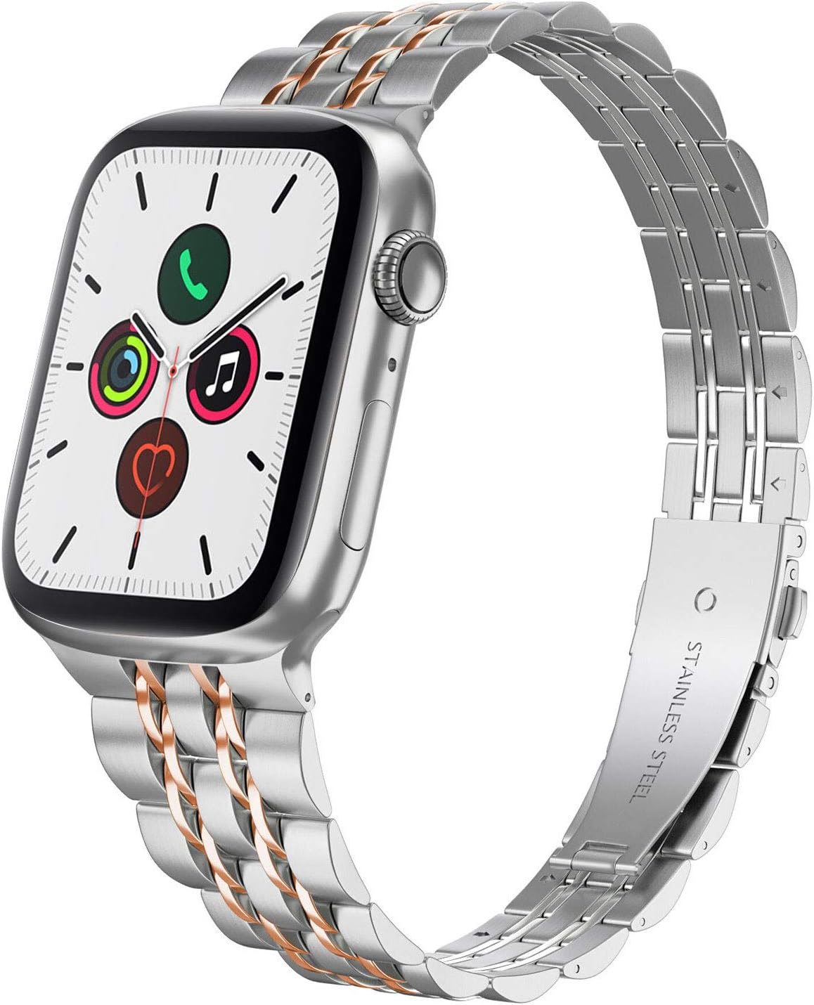 Stainless Steel Apple Watch Bands by Aizilasa