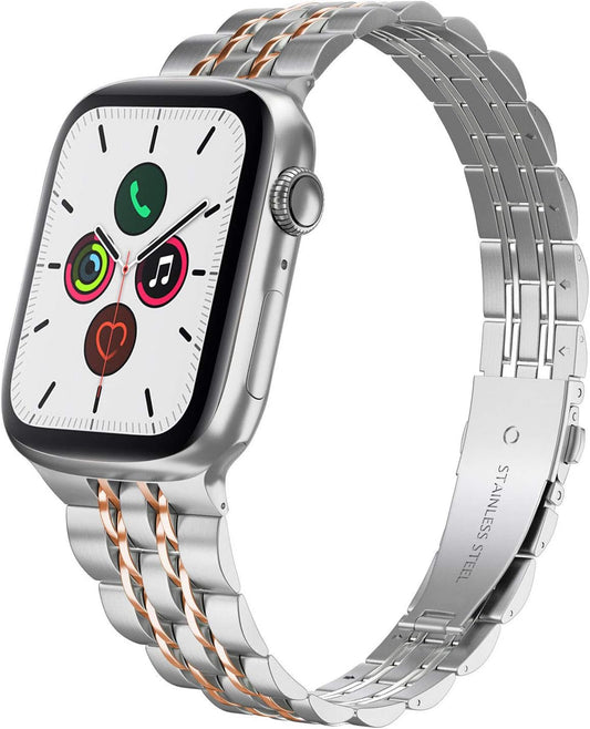 Stainless Steel Apple Watch Bands by Aizilasa