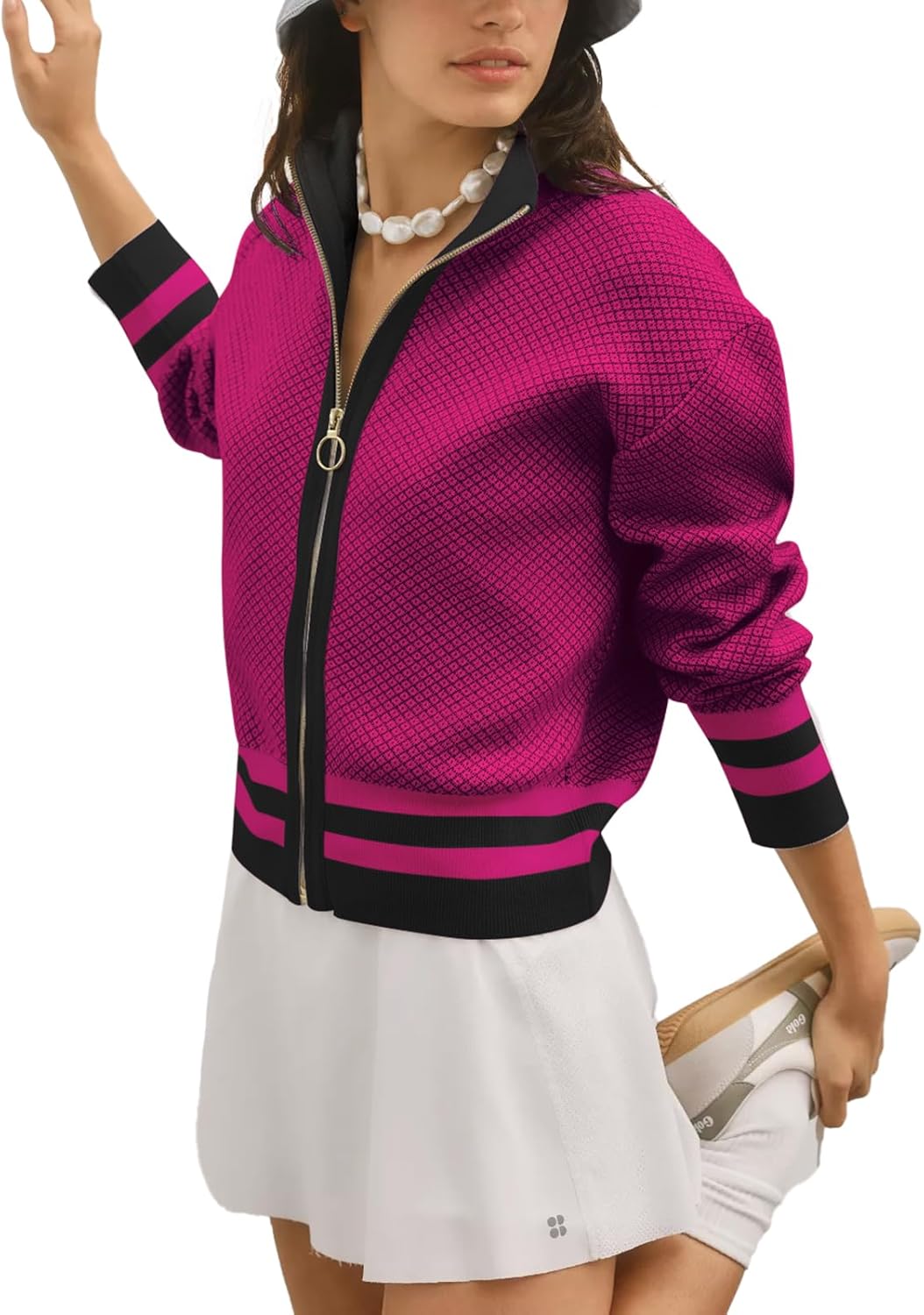 SuperPrity Cardigan Sweaters for Women Long Sleeve Zip Up