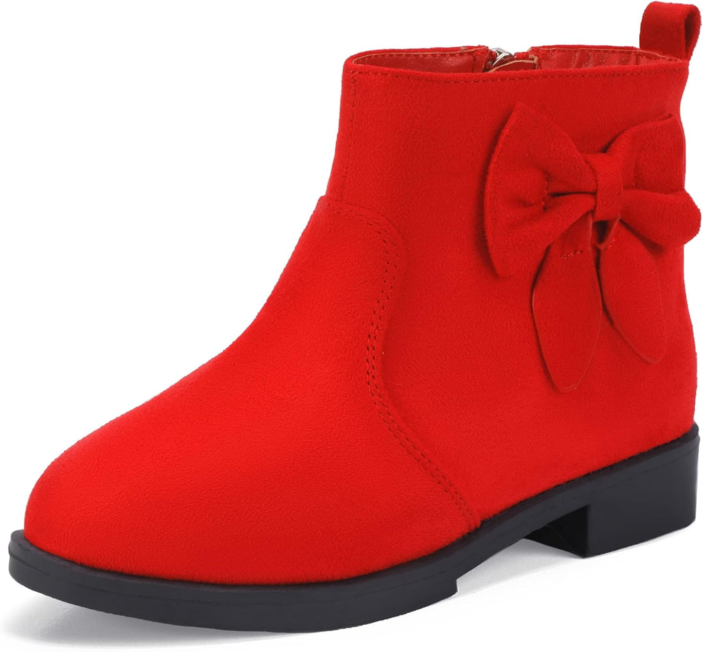 Sofia Sweet Short Ankle Boots for Toddler Girls with Bowknot