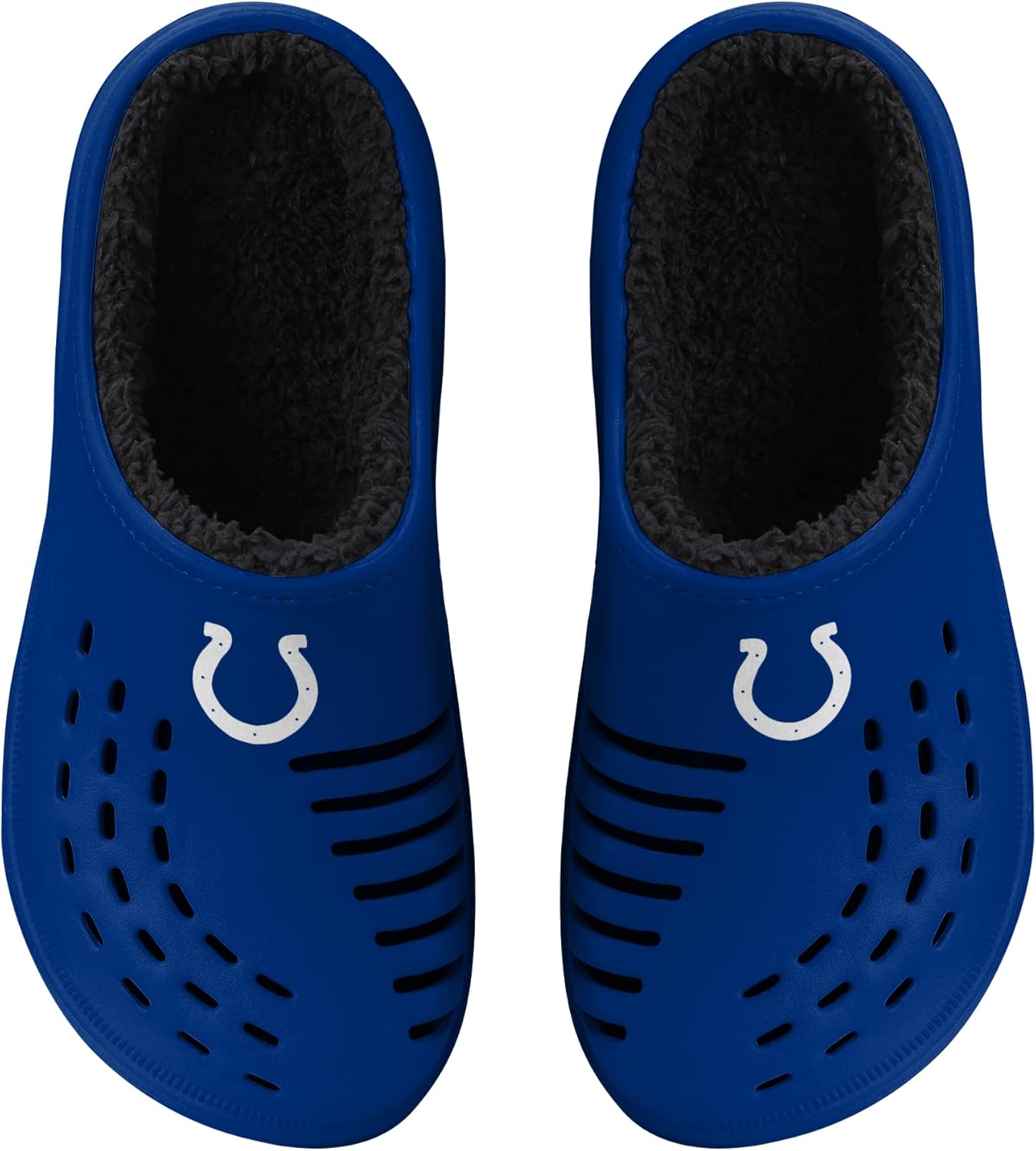 FOCO Men's NFL Sherpa Lined Big Logo Clog for Ultimate Comfort