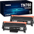 Palmtree TN760 Toner for Brother Printer Compatible TN-760 - 2 Pack