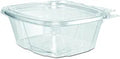 Dart CH16DEF 16 oz Tamper-Resistant Clear Hinged Container - Case