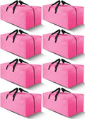 Extra Large Moving Bags 8 Pack - Heavy Duty 40 gal Storage Totes