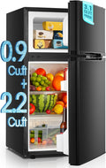 Mini Fridge with Freezer for Bedroom 3.1 Cu.ft - Compact Dorm