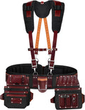 FUERI Tool Belt With Suspender - 26 Pocket Professional Organizer