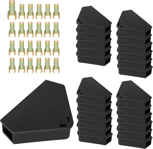 Mouse Station Set of 24 Pack for Indoor & Outdoor Use