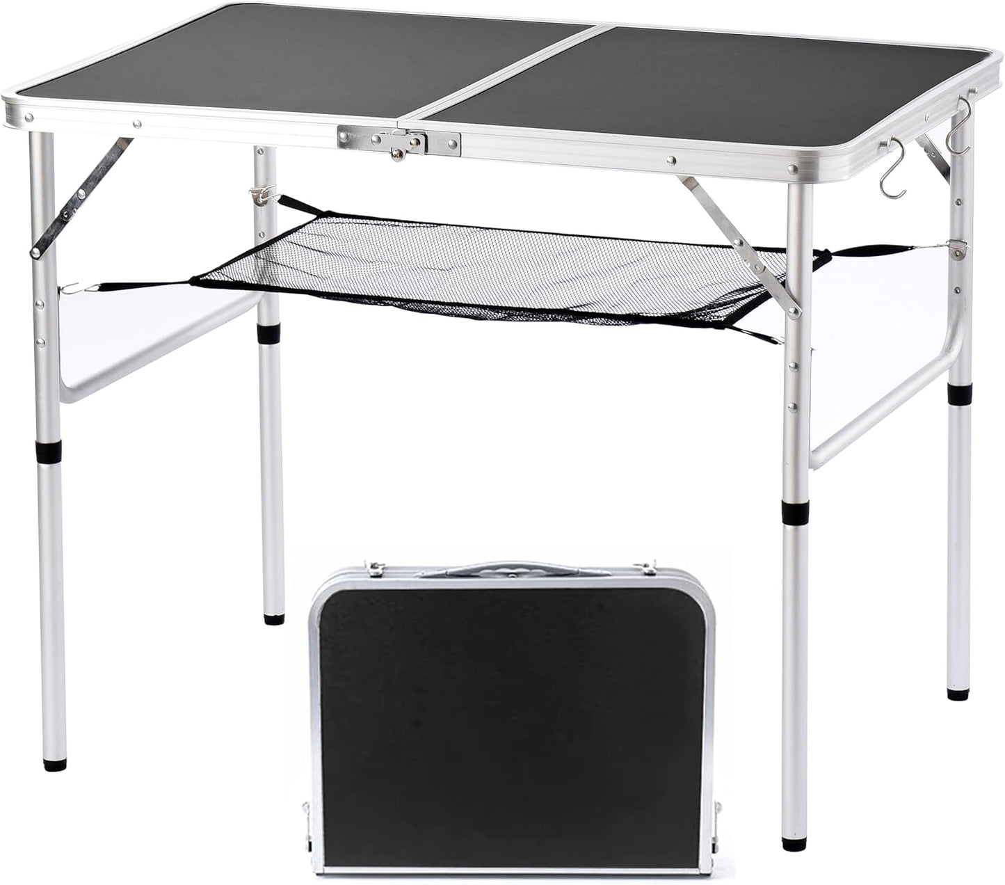 Folding Camping Table - Lightweight Portable Aluminum Design