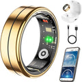 Fit Ring Smart Health Ring Gold (Size 9) - Sleep, HR & SpO2