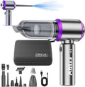 Mini Cordless Handheld Car Vacuum Cleaner - Powerful 4-in-1 Portable