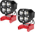Azocek 40W 6000LM LED Work Light Compatible with 18V Battery