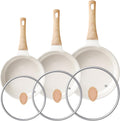 Non Stick Frying Pans Granite Set 8ft 9.5ft 11ft - Healthy Nonstick