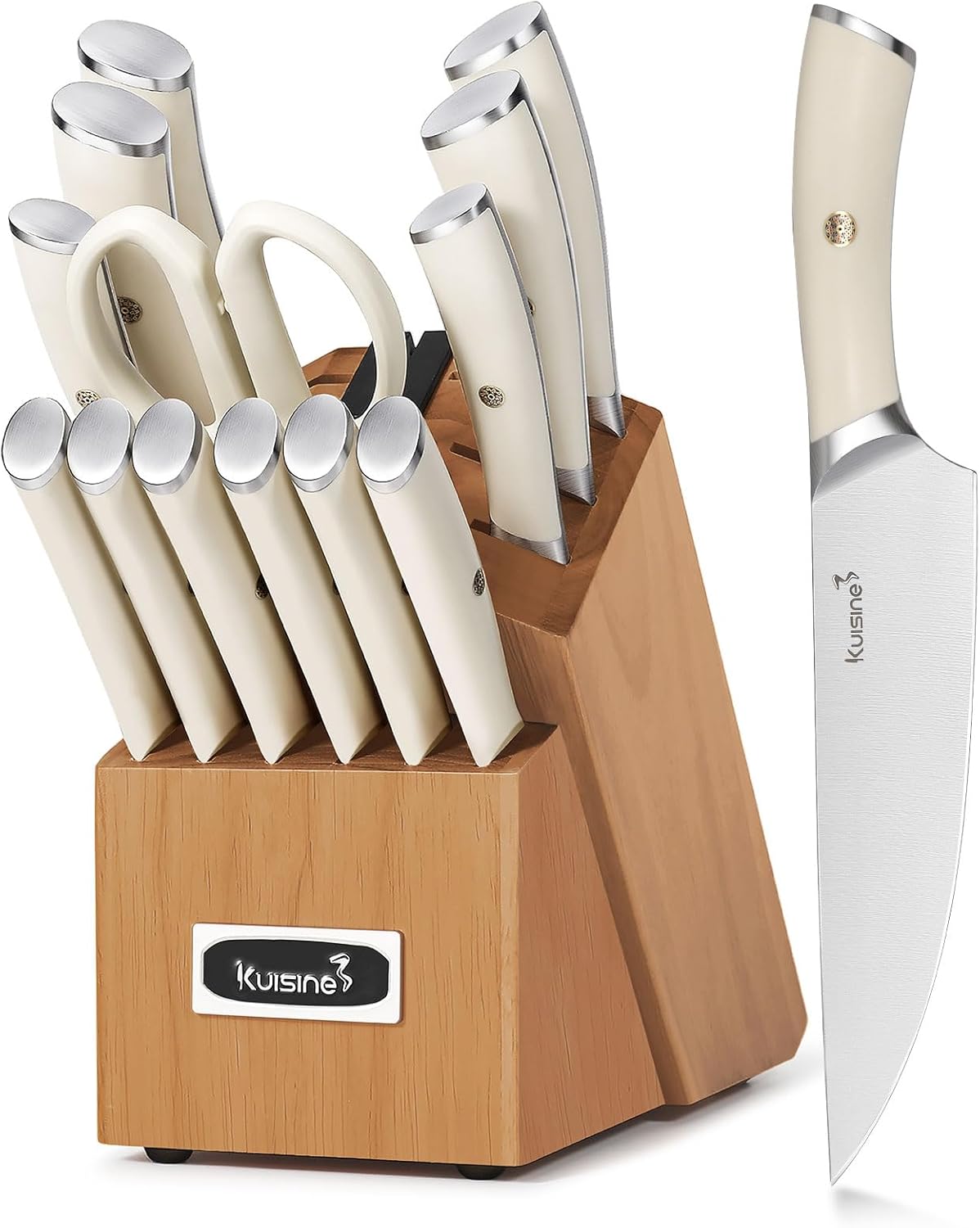 Kuisine Kitchen Knife Set - Ultra Sharp High Carbon Steel Blades