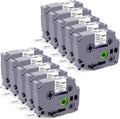 10Pack Label Maker Refill Tape Compatible with Brother P-Touch