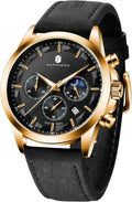 BY BENYAR Men's Waterproof Analog Quartz Chronograph Watch