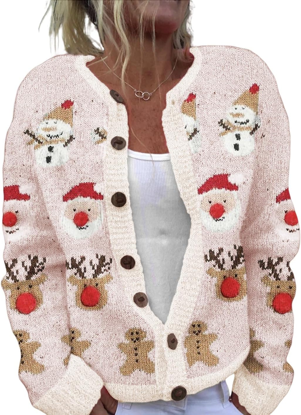 Cozy Christmas Tree Cardigan for Women