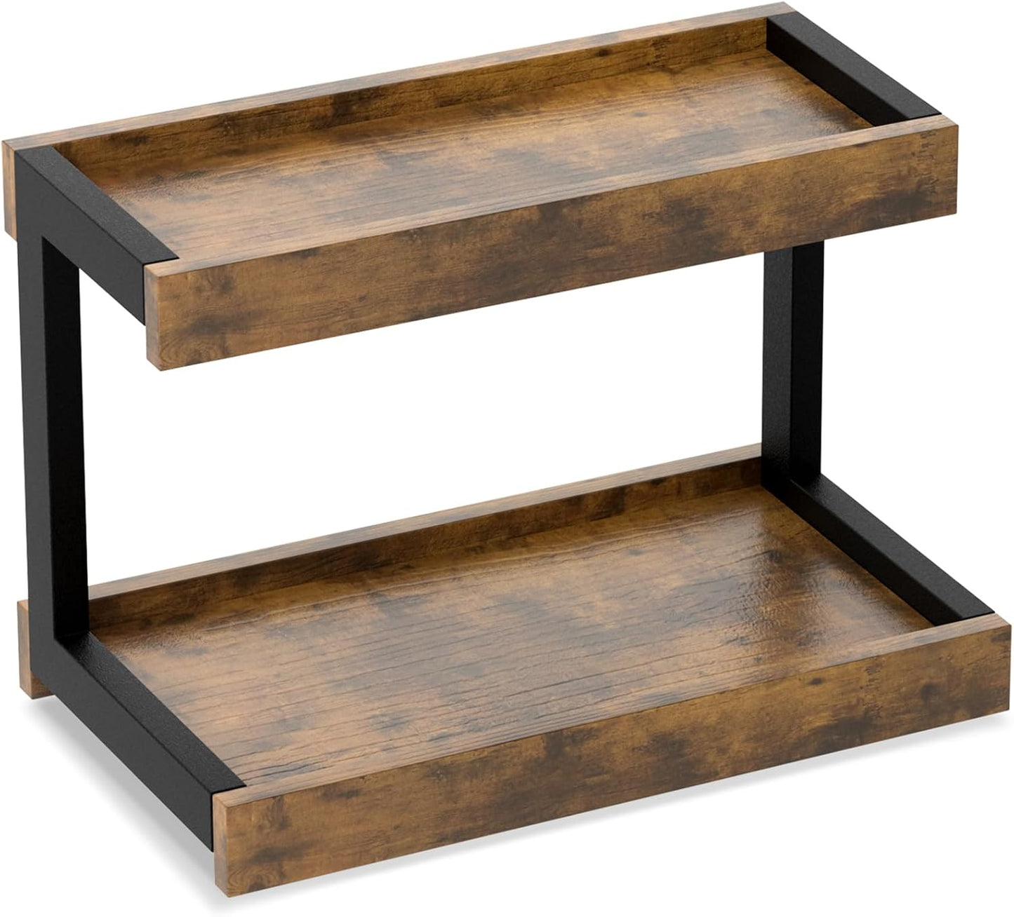MARTY 2 Tier Spice Rack Organizer for Kitchen and Bathroom Use