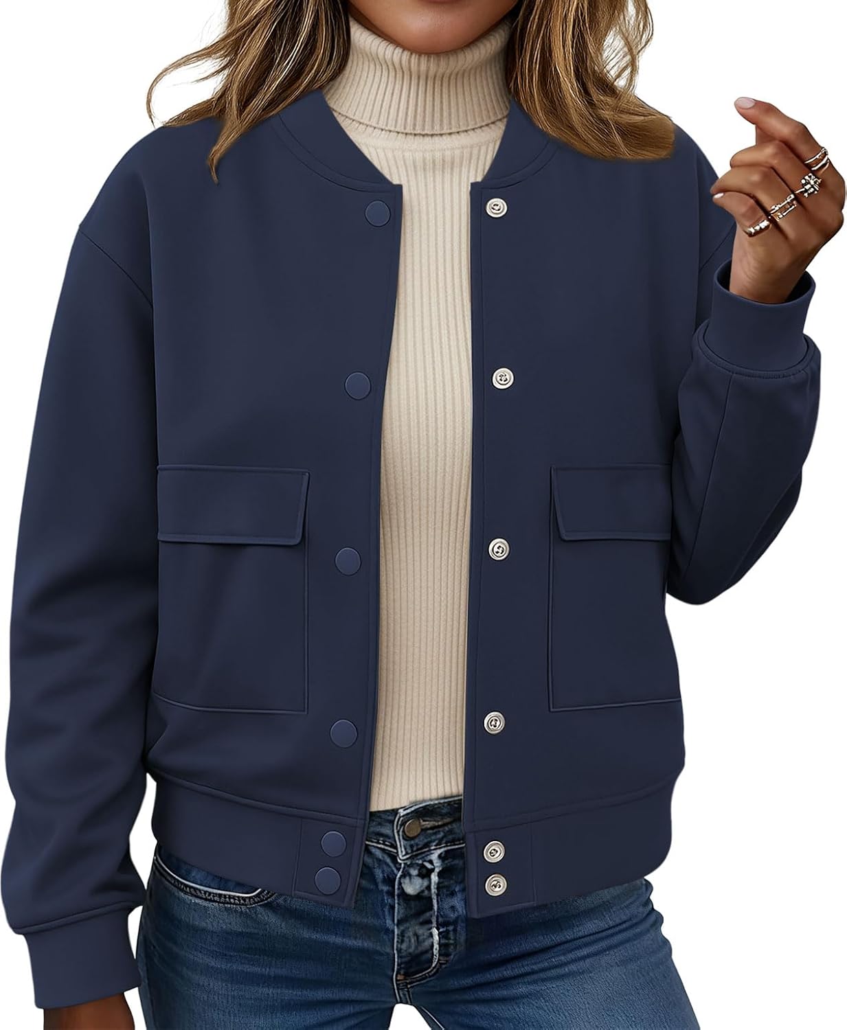 Trendy Fall Winter Cropped Bomber Jackets for Women 2025