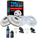 Front & Rear Ceramic Brake Pad and Rotor Kit for 2003-07 Jeep Liberty