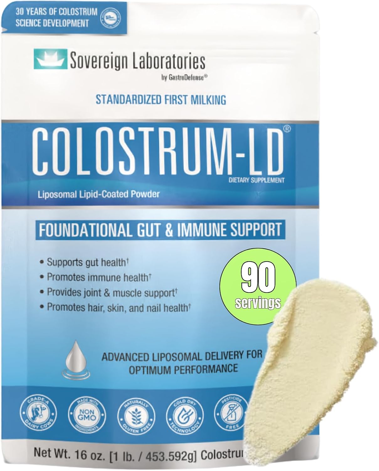 Colostrum-LD Liposomal Delivery Powder for Immune Support