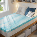 PERLECARE 2 Inch Twin XL Memory Foam Mattress Topper - Cooling Support