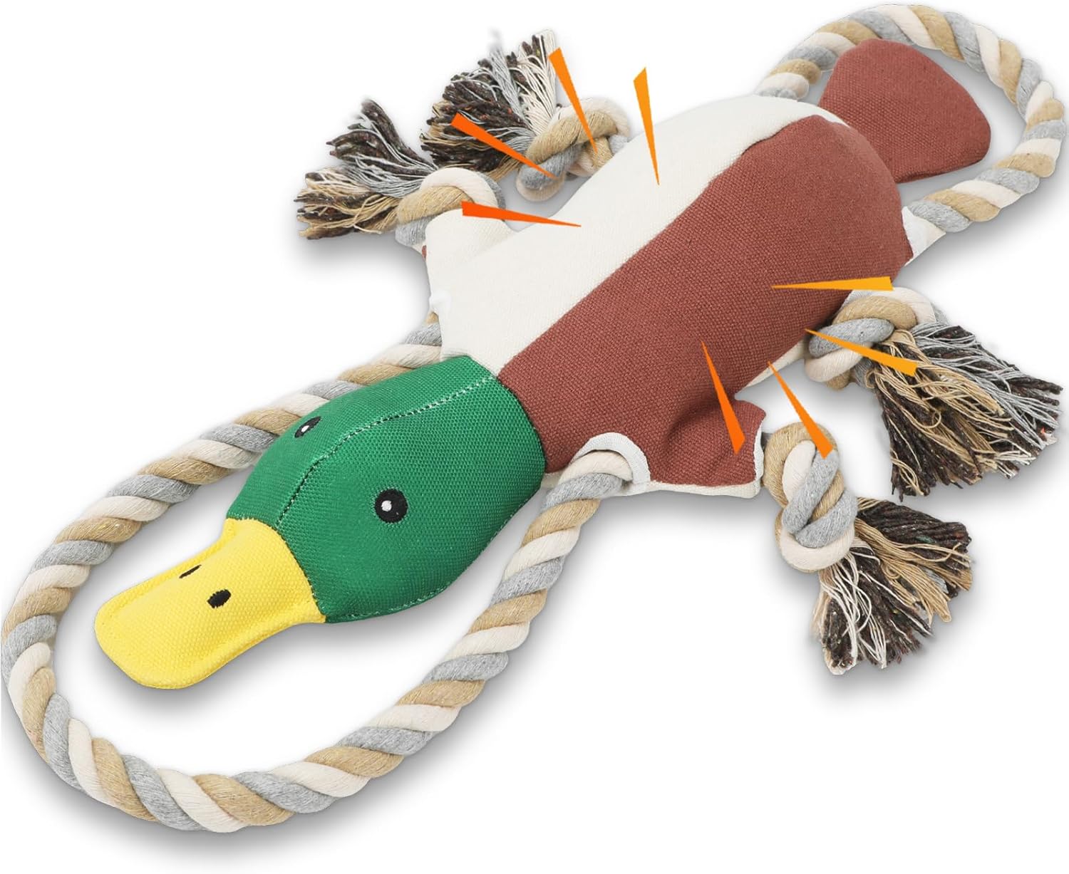 Interactive Squeaky Dog Toy for Aggressive Chewers