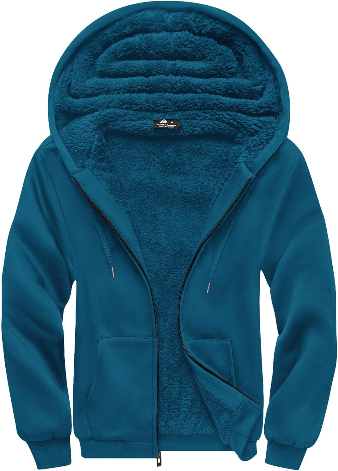 SCODI Hoodies for Men Heavyweight Fleece Sweatshirt Full Zip