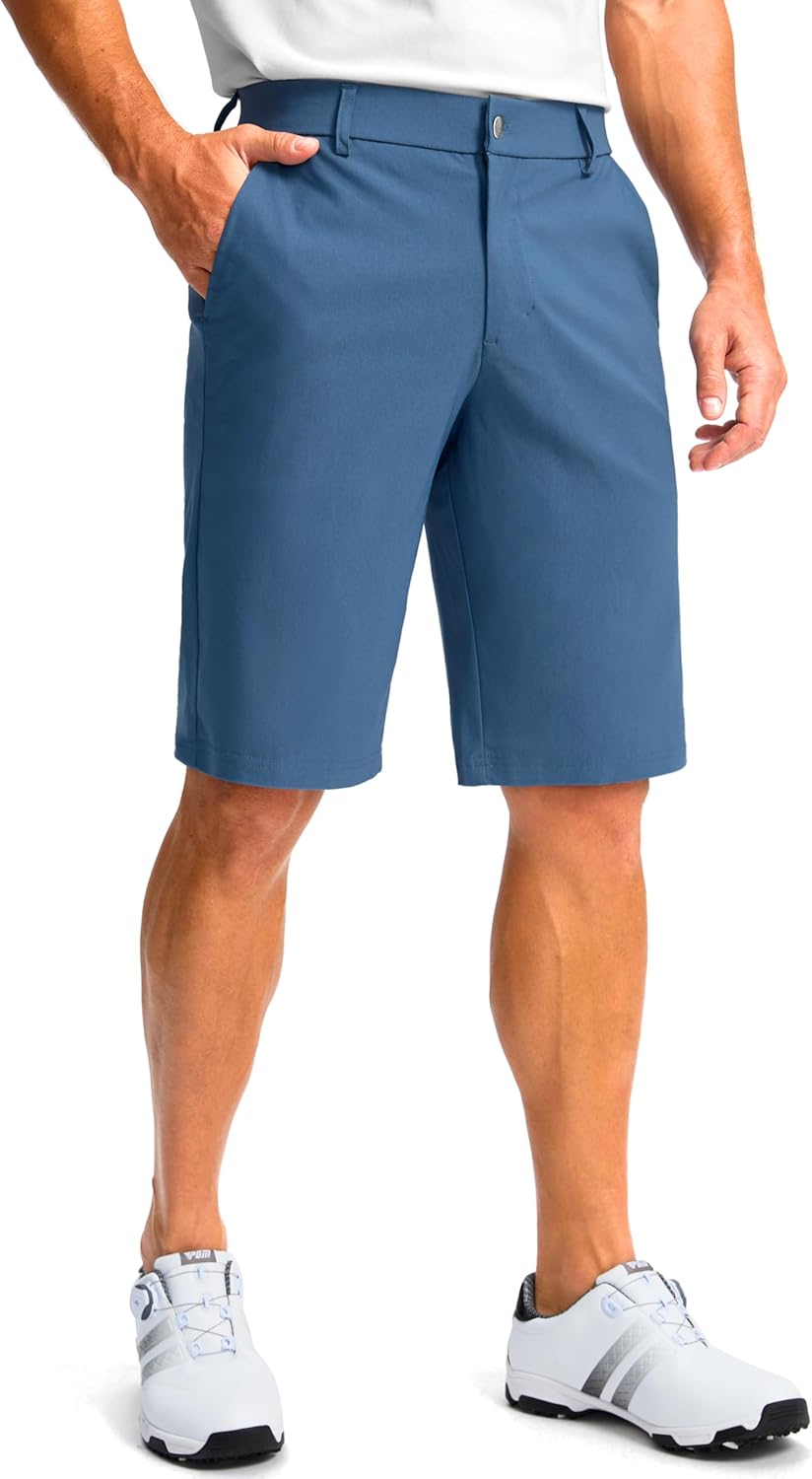 Men's Golf Shorts with 5 Pockets for Comfort and Style