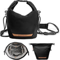 Small Canvas Camera Sling Bag for Mirrorless Cameras - Compact Urban