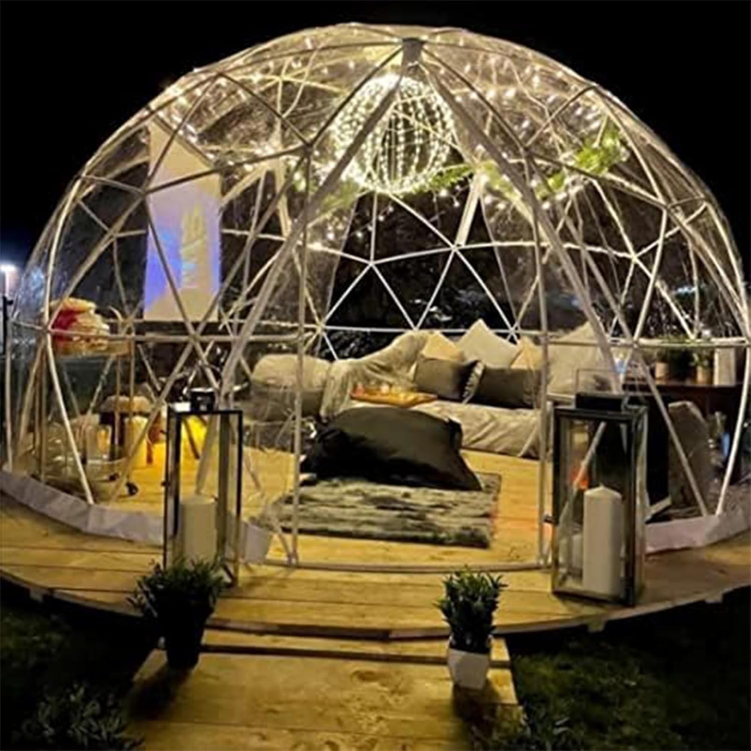 Transparent Bubble Dome Tent - All-Weather Outdoor Shelter