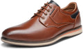 Men's Casual Dress Shoes - Versatile PU Upper Oxfords