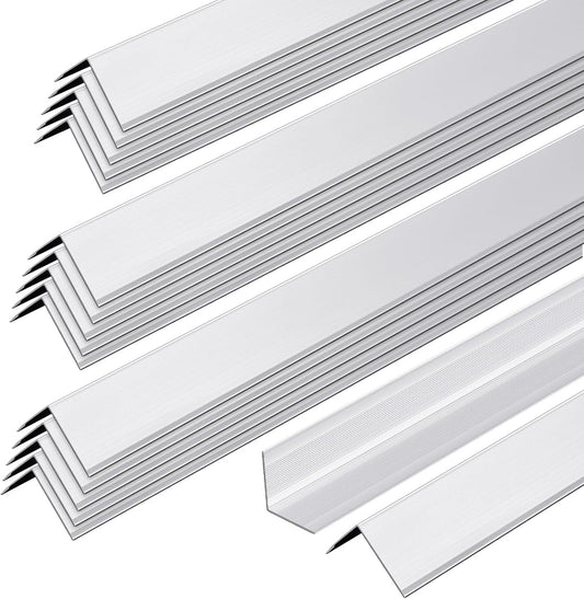 Therwen 30 Pcs Aluminum Alloy Corner Guards for Wall Protection