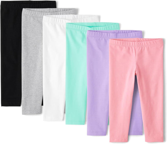Toddler Assorted Solid Leggings Multipacks for Comfort and Style
