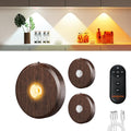Puck Lights With Remote Control - Rechargeable Under Cabinet Lights