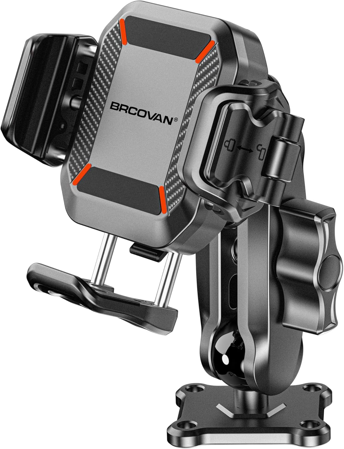 BRCOVAN Anti-Theft Phone Mount Holder for Cars and Motorcycles