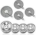 Stove Burner Drip Pan and Replacement Burner Kit - Durable Fit