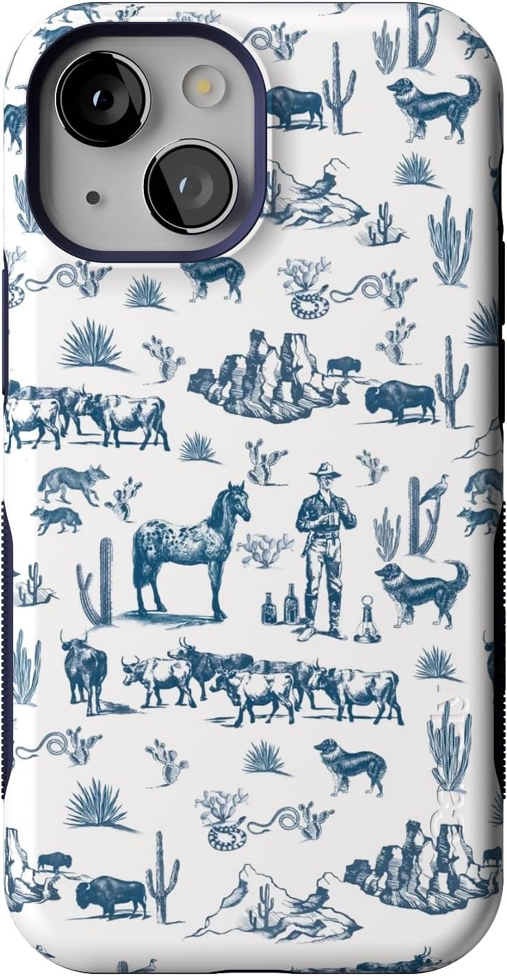 Casely iPhone 13 Mini Case | Wild West Adventure Design
