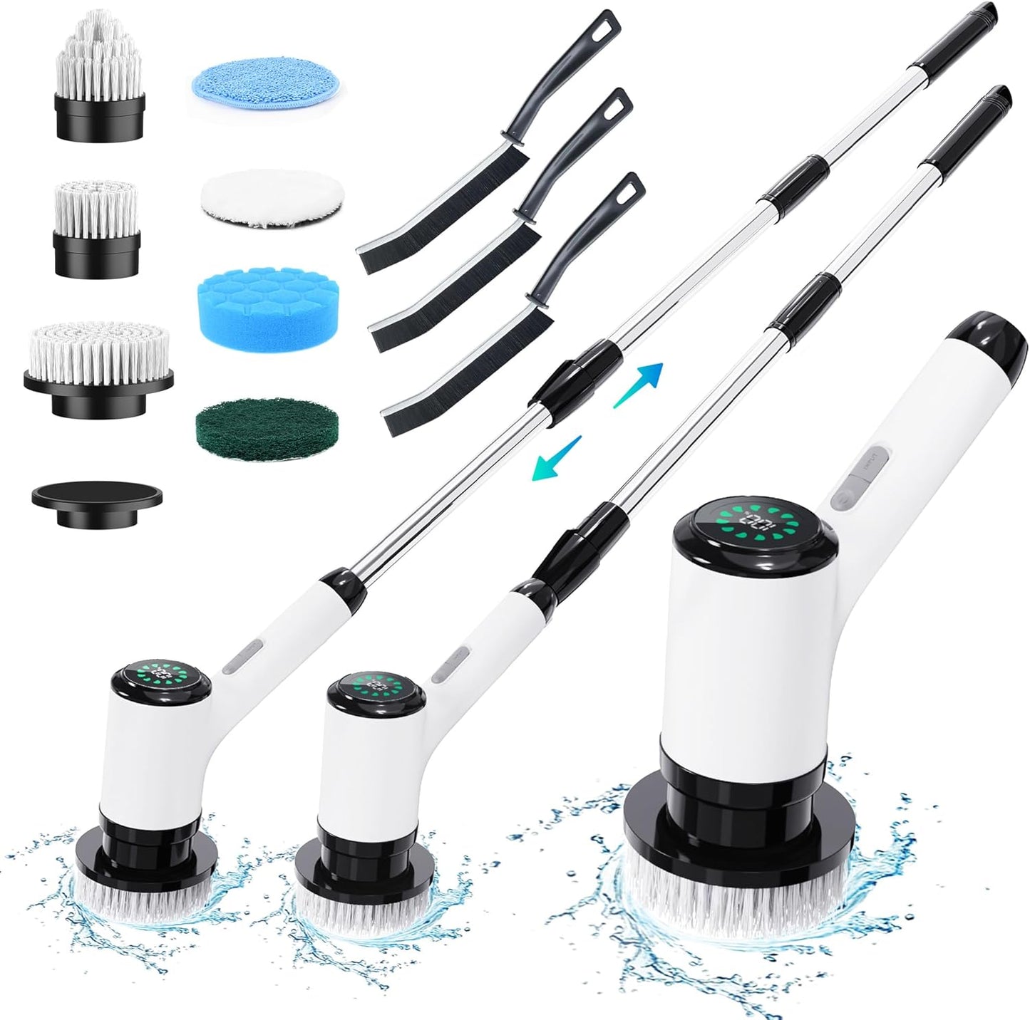 Electric Spin Scrubber for Effortless Bathroom Cleaning Power