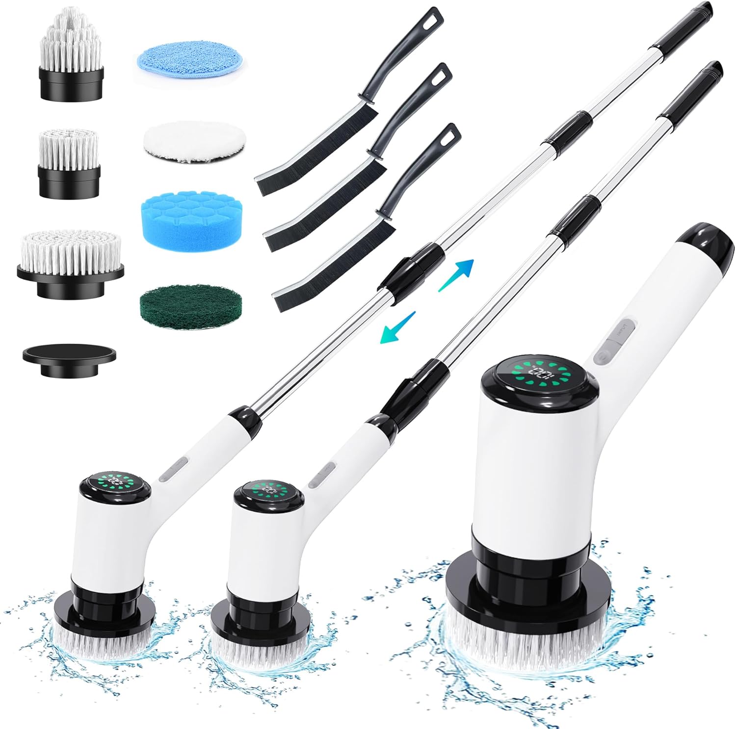 Electric Spin Scrubber for Effortless Bathroom Cleaning Power