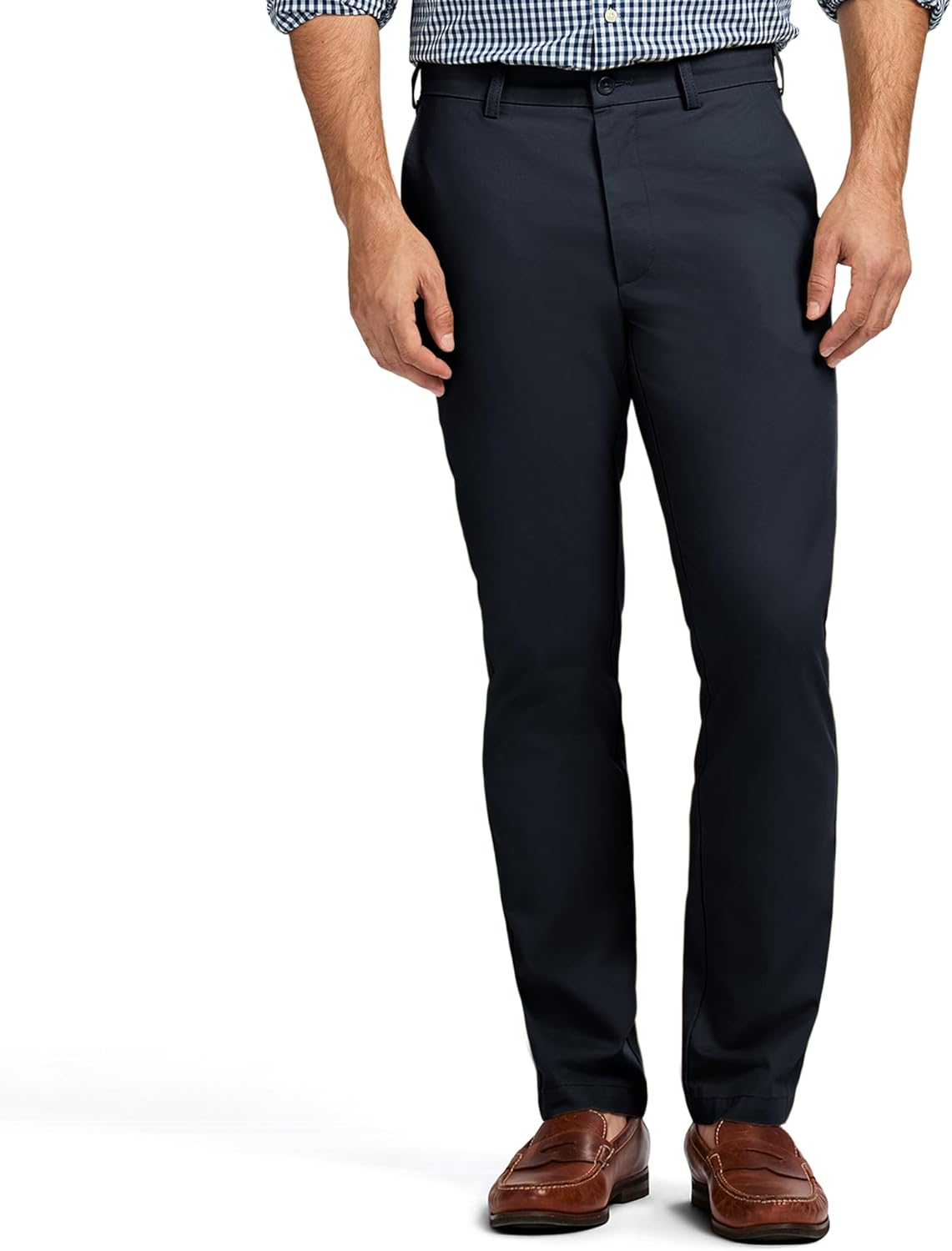 IZOD Men's American Chino Flat Front Straight Fit Pants Review