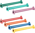 16 in 7 Colors Steel Monkey Bars Ladder Rungs Set - Colorful Backyard