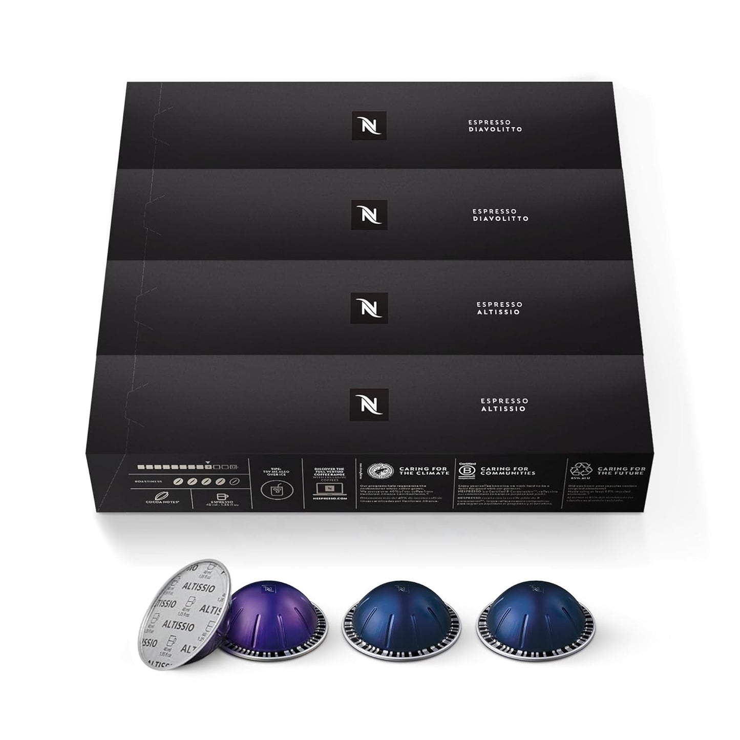Brew Bold with Nespresso: 40-Count Espresso Pods