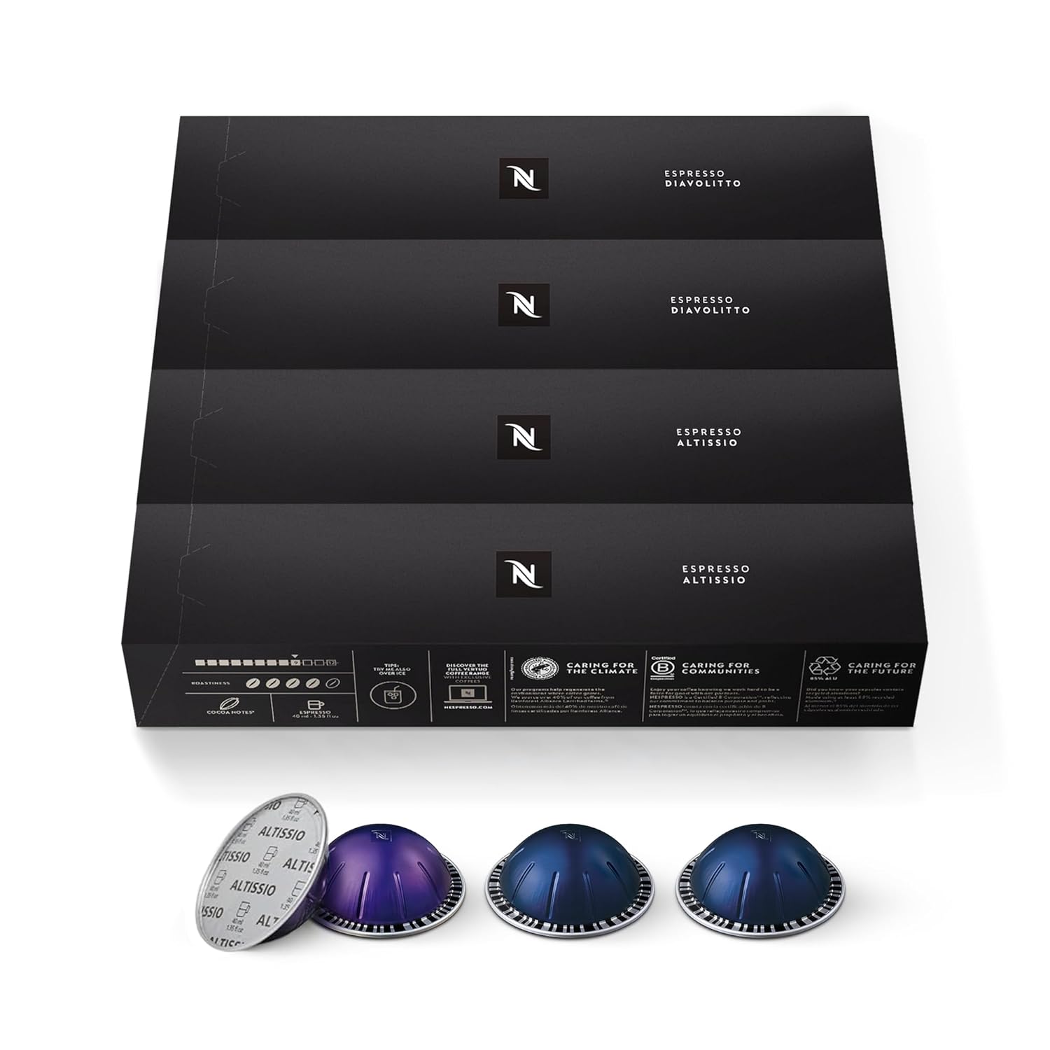 Brew Bold with Nespresso: 40-Count Espresso Pods