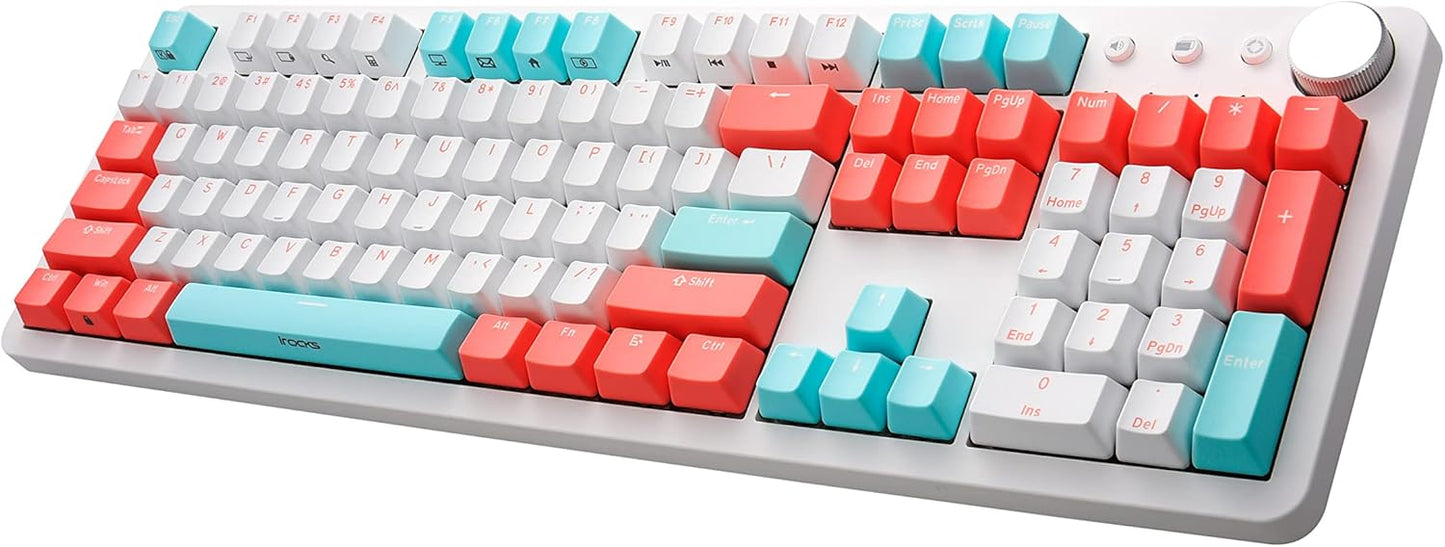 i-rocks K73M Mechanical Gaming Keyboard with Media Control Knob
